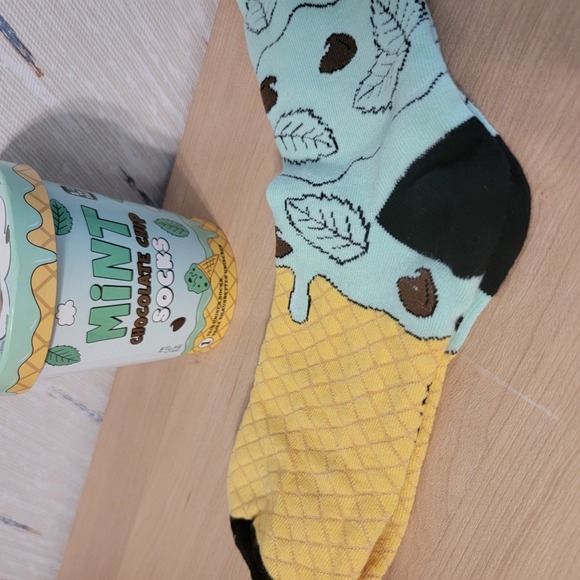 Main & Local | Mint Chocolate Chip Socks | New | - Picture 2 of 6